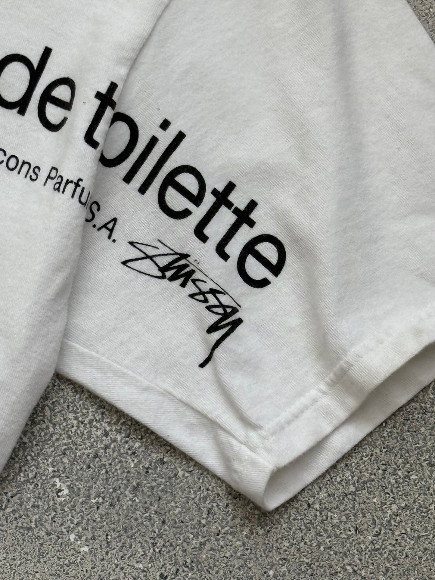 Stussy x CDG parfum tee