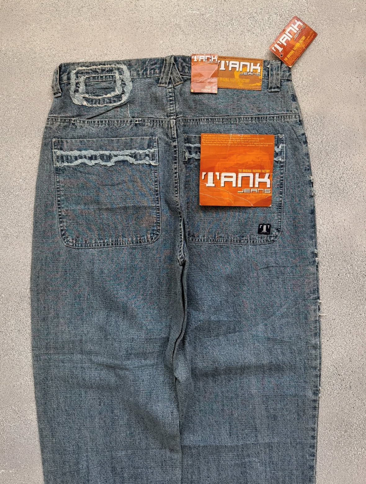 Tank Y2K jeans c/tags (34)