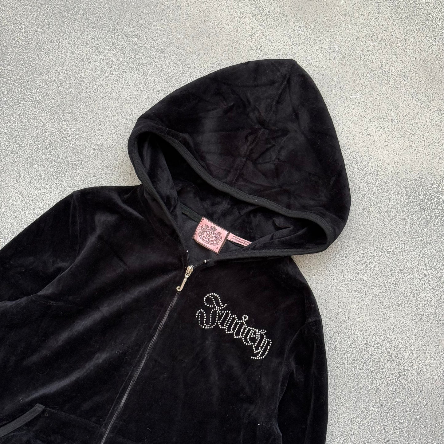 Juicy Couture spiderweb hoodie (XS)