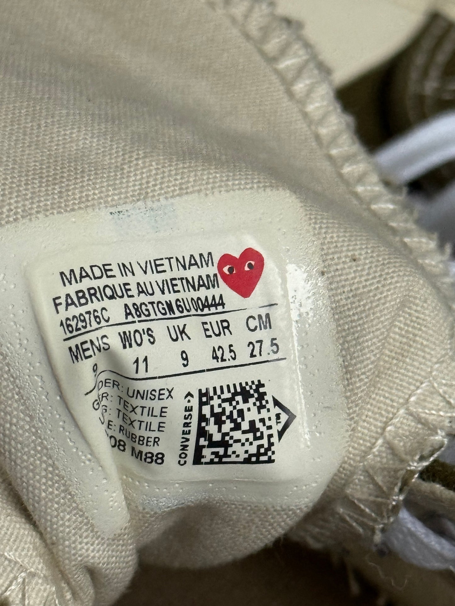Converse Chuck Taylor x CDG (27.5mx)