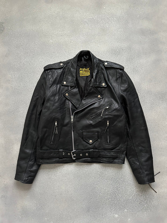 Protech vintage leather jacket (L)
