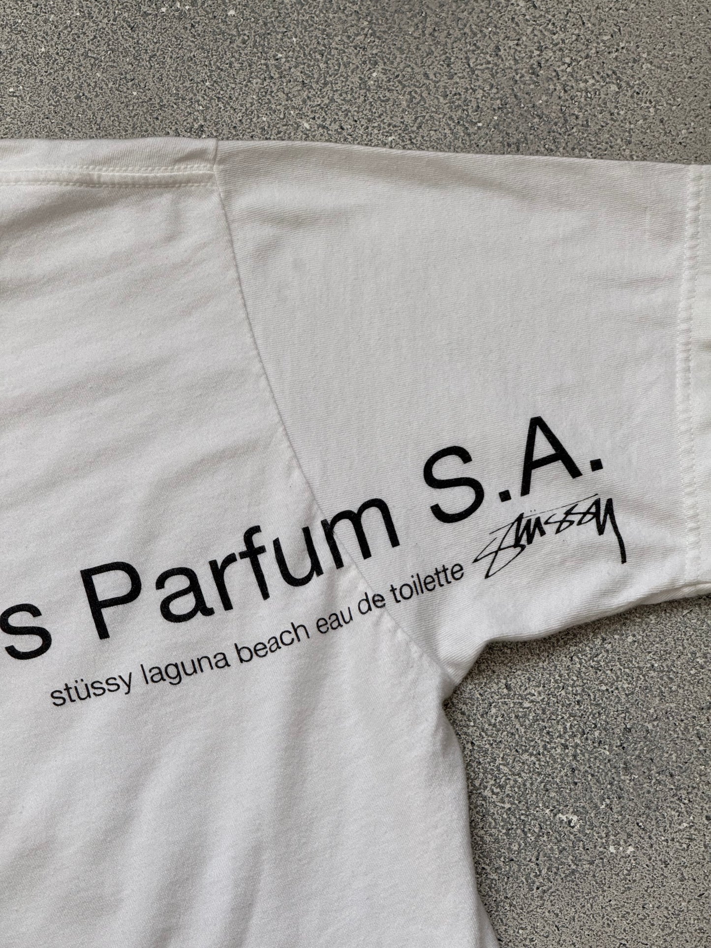 Stussy x CDG parfum tee