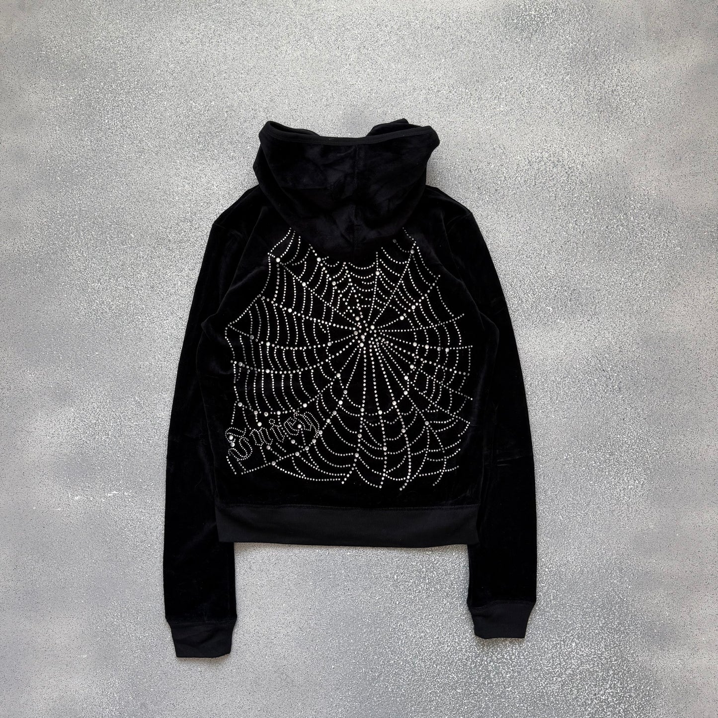 Juicy Couture spiderweb hoodie (XS)