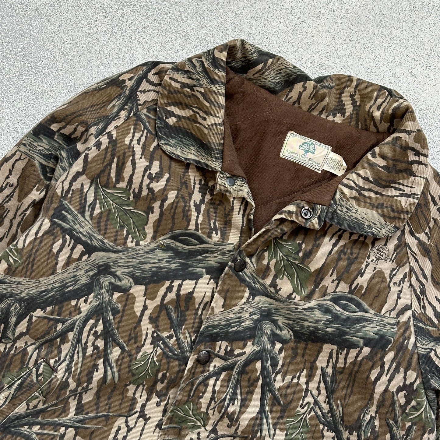 Mossy Oak realtree camo vintage jacket (XL)