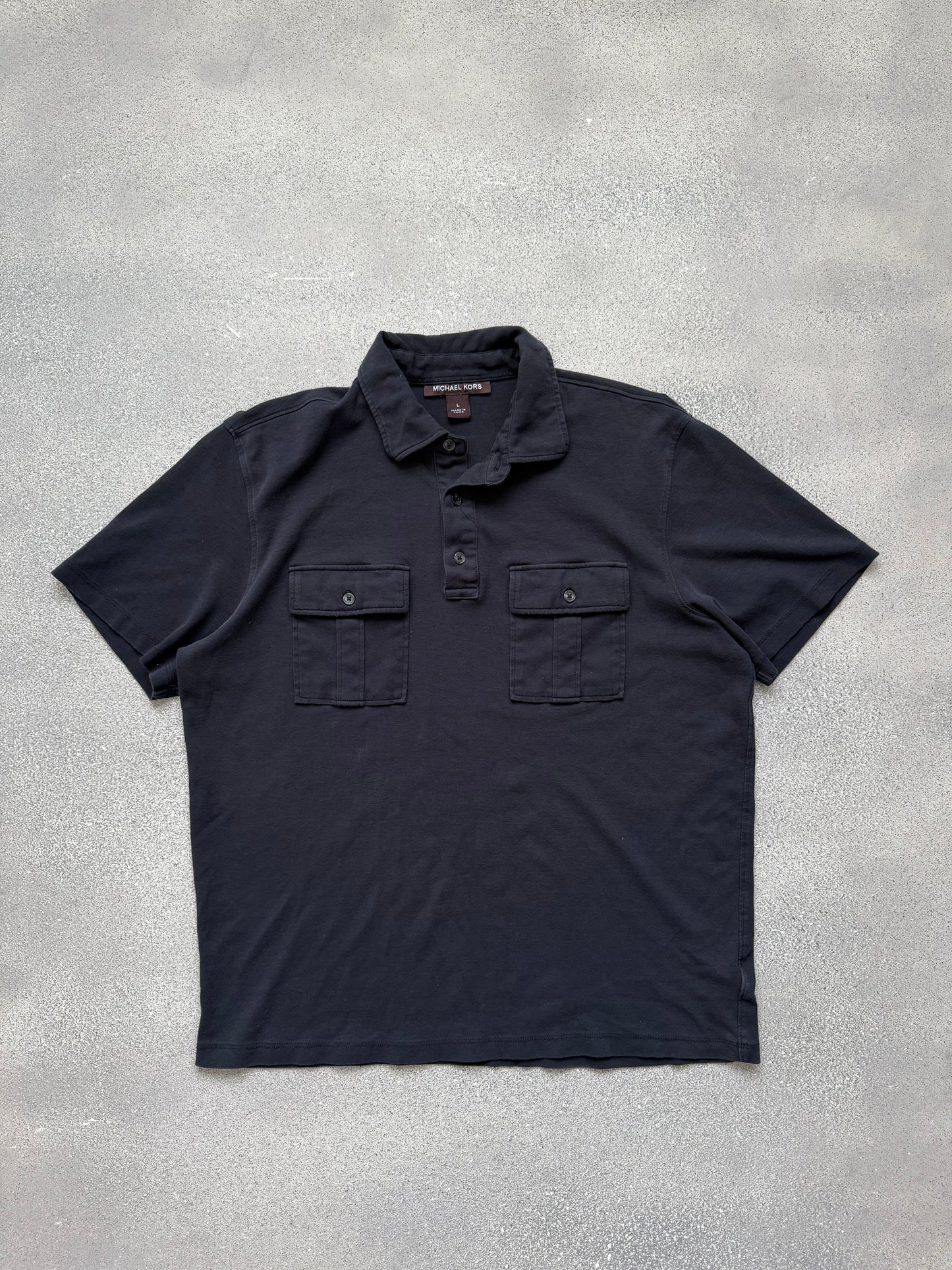 Michael Kors polo (L)