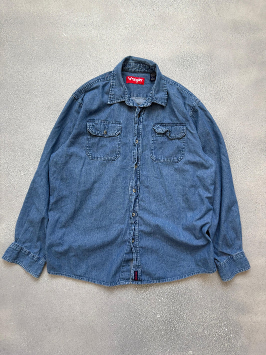 Wrangler shirt mezclilla (L)