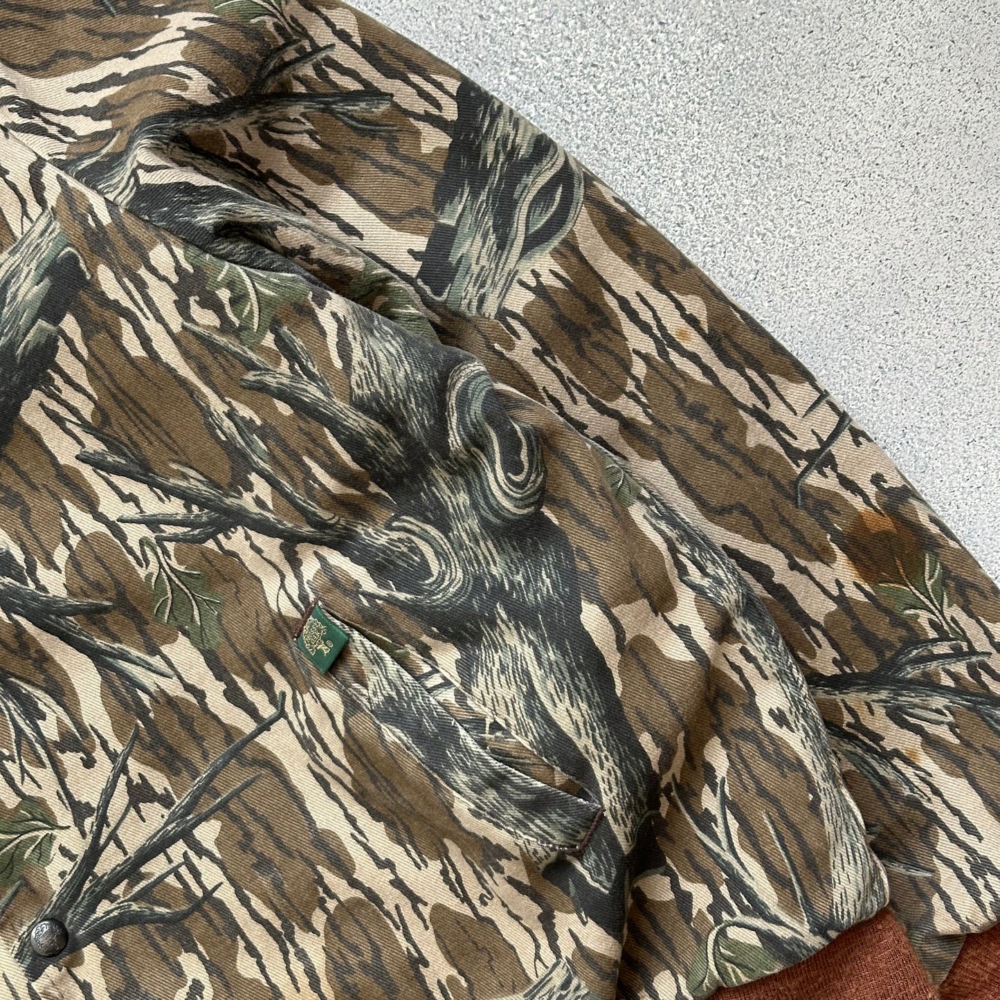 Mossy Oak realtree camo vintage jacket (XL)