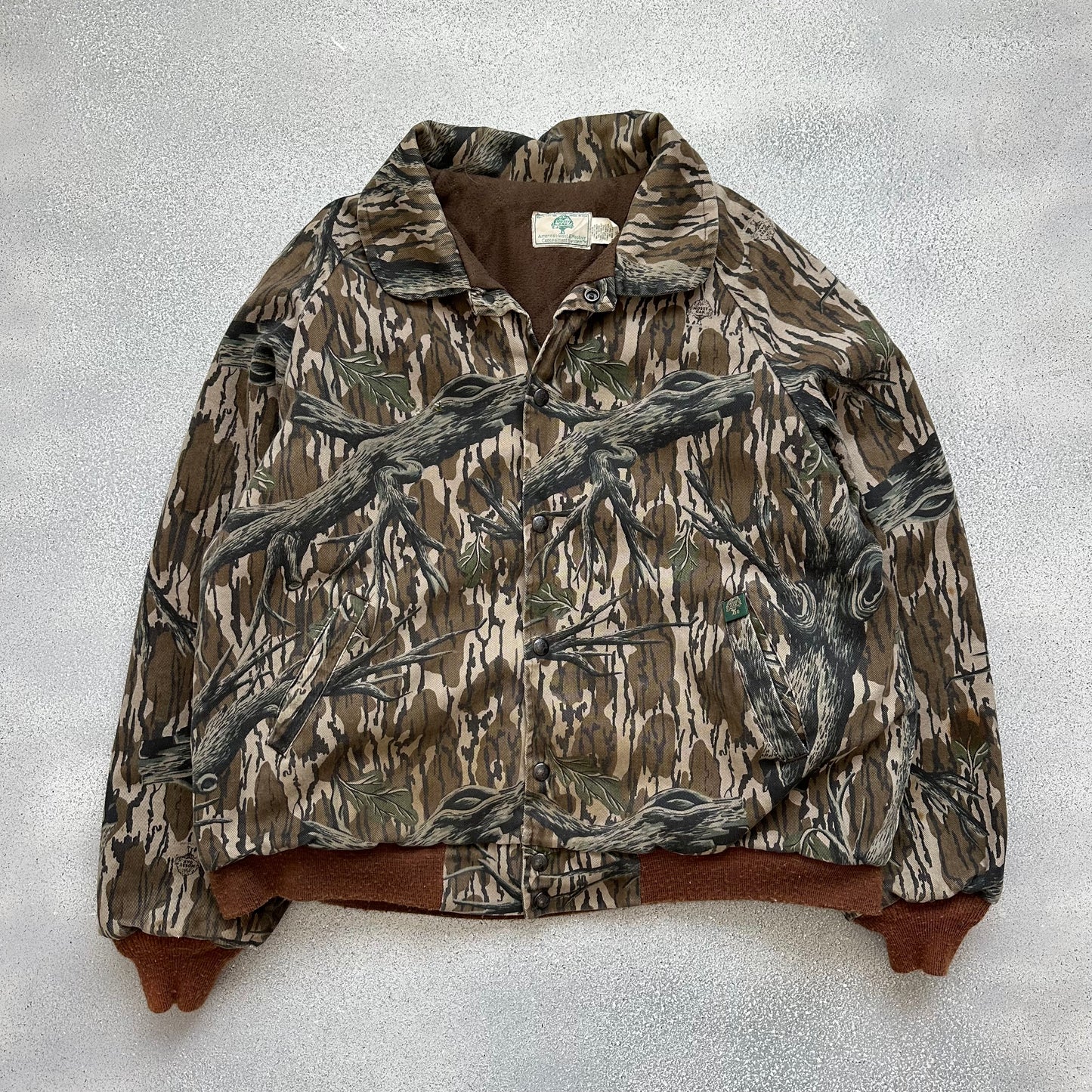 Mossy Oak realtree camo vintage jacket (XL)