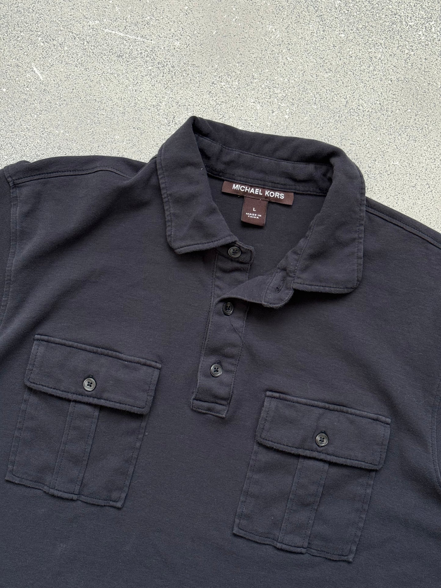 Michael Kors polo (L)