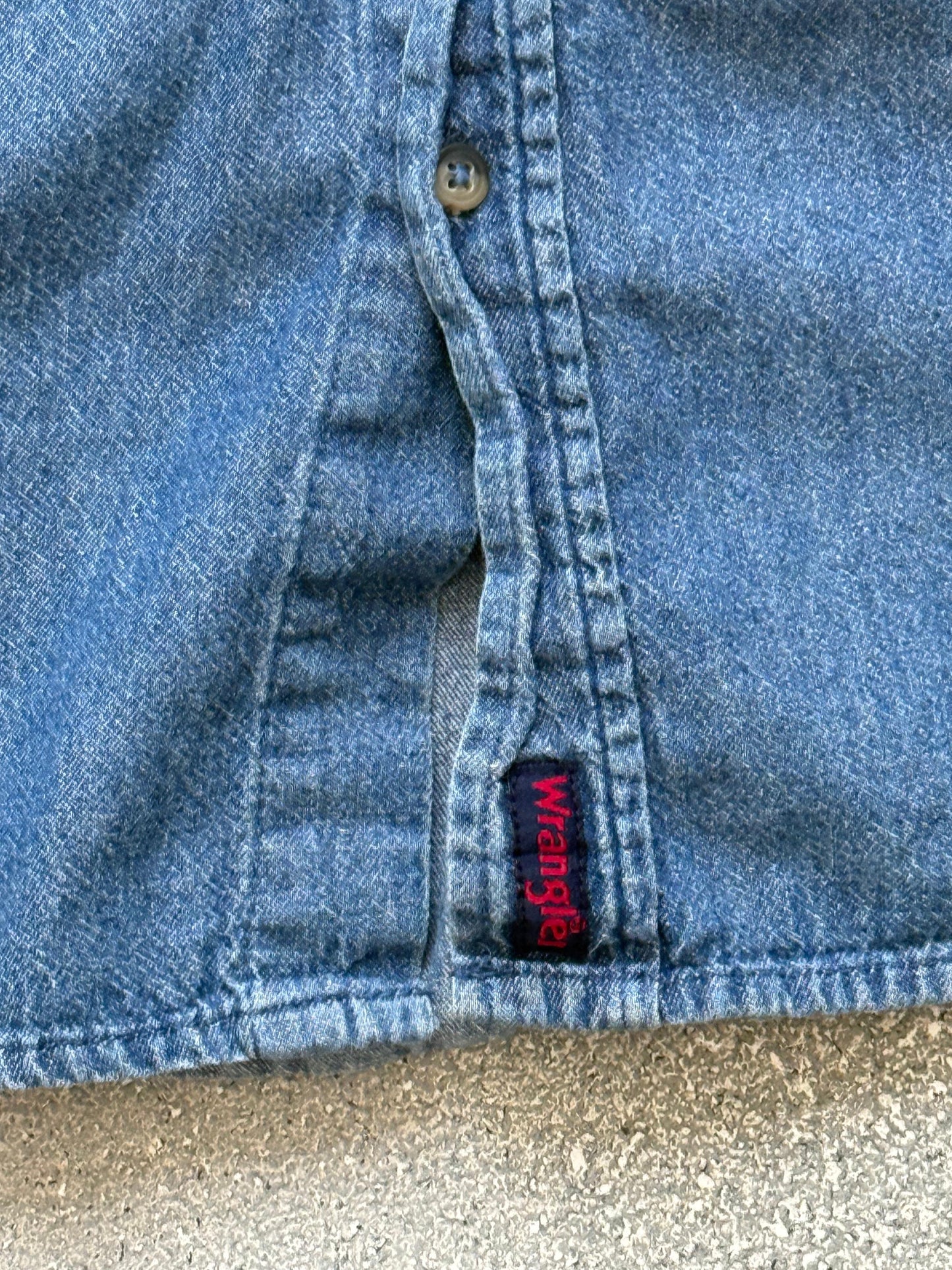 Wrangler shirt mezclilla (L)