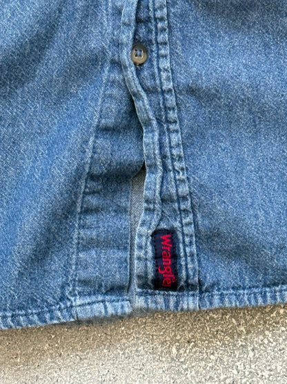 Wrangler shirt mezclilla (L)